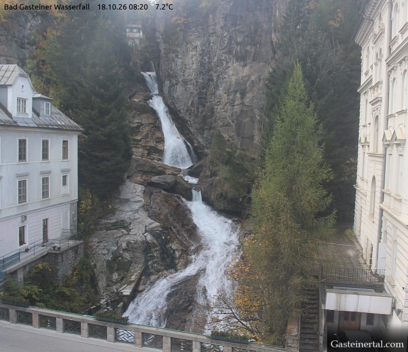 Archiv Foto Webcam Wasserfall in Bad Gastein