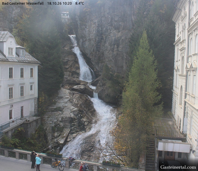 Archiv Foto Webcam Wasserfall in Bad Gastein