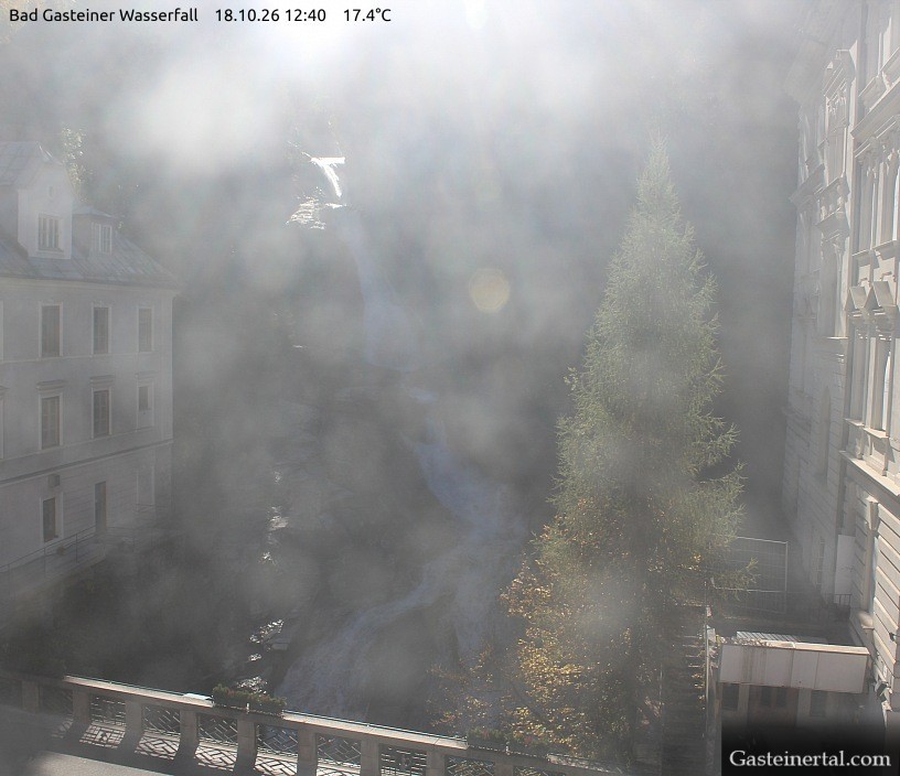 Archiv Foto Webcam Wasserfall in Bad Gastein