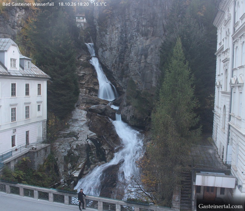 Archiv Foto Webcam Wasserfall in Bad Gastein