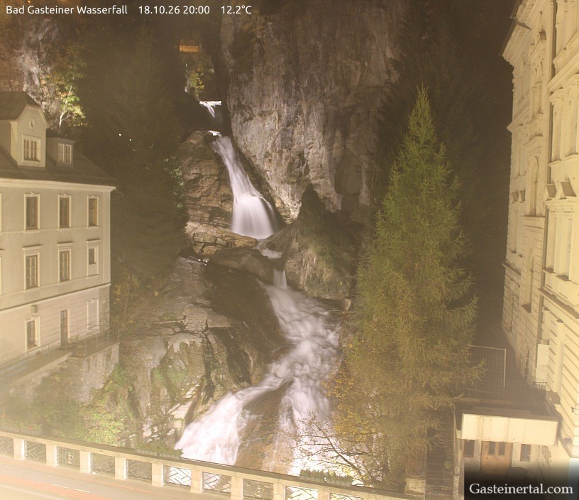Archiv Foto Webcam Wasserfall in Bad Gastein