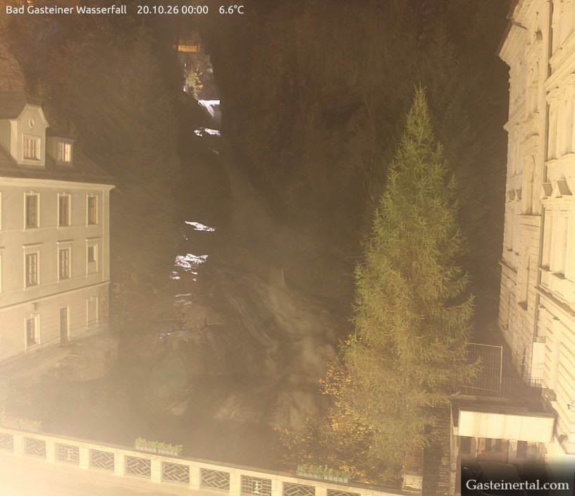 Archived image Webcam Waterfall in Bad Gastein