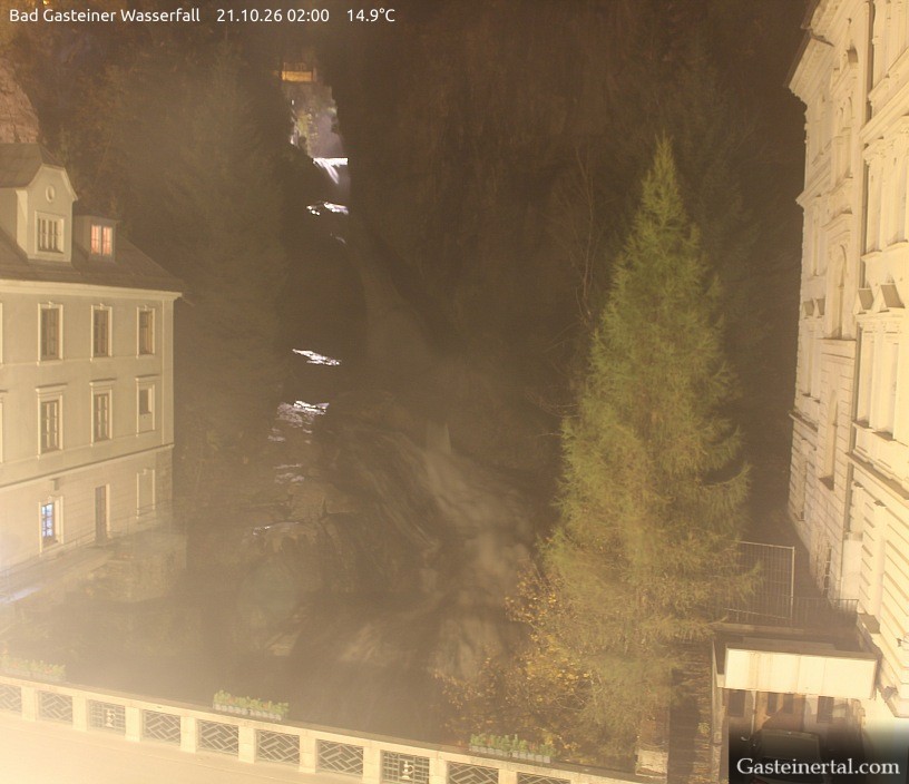 Archiv Foto Webcam Wasserfall in Bad Gastein