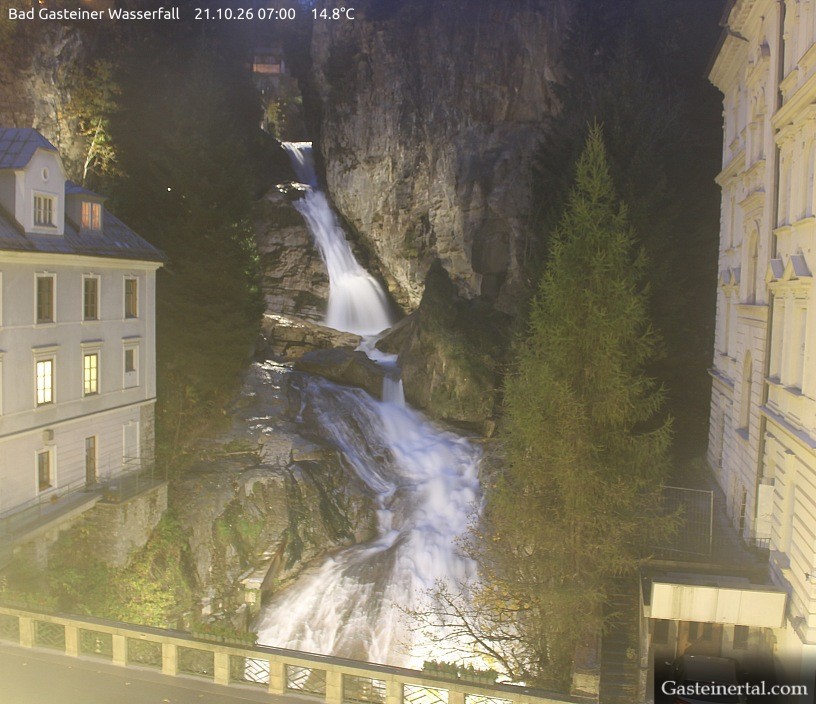 Archiv Foto Webcam Wasserfall in Bad Gastein