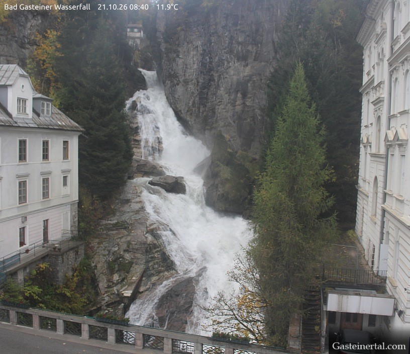 Archiv Foto Webcam Wasserfall in Bad Gastein