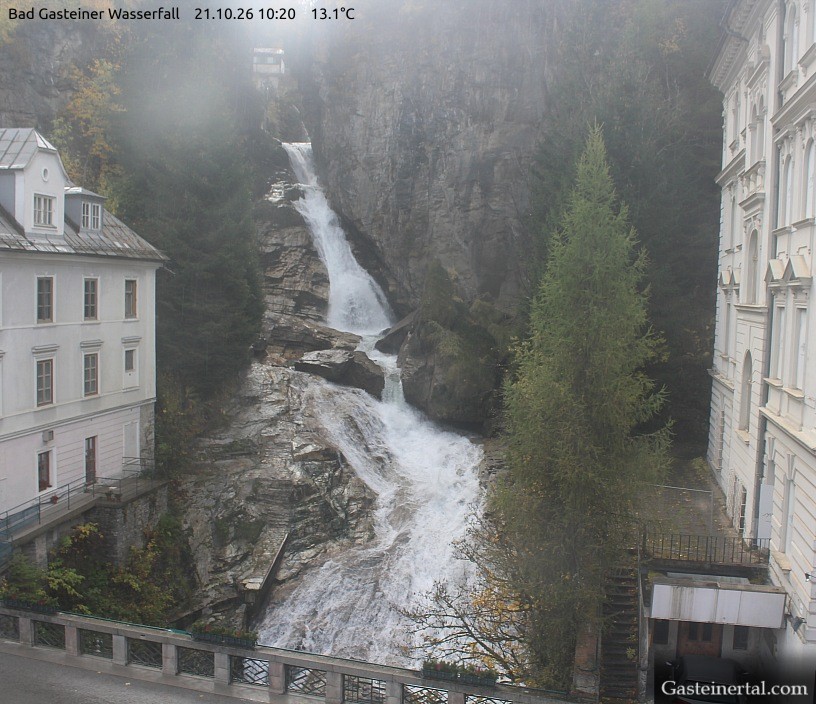 Archiv Foto Webcam Wasserfall in Bad Gastein