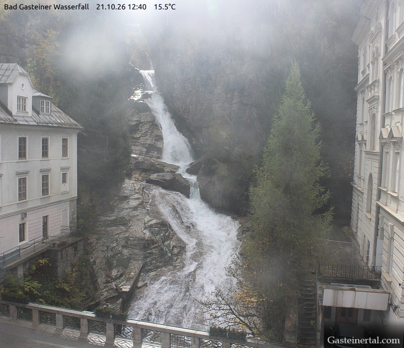 Archiv Foto Webcam Wasserfall in Bad Gastein