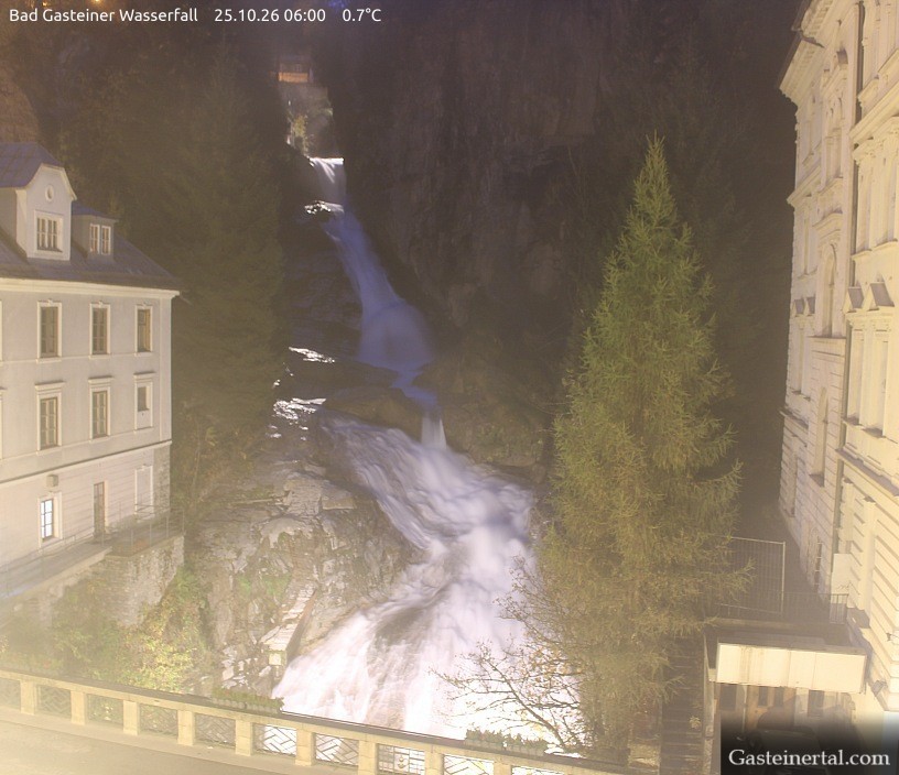 Archiv Foto Webcam Wasserfall in Bad Gastein