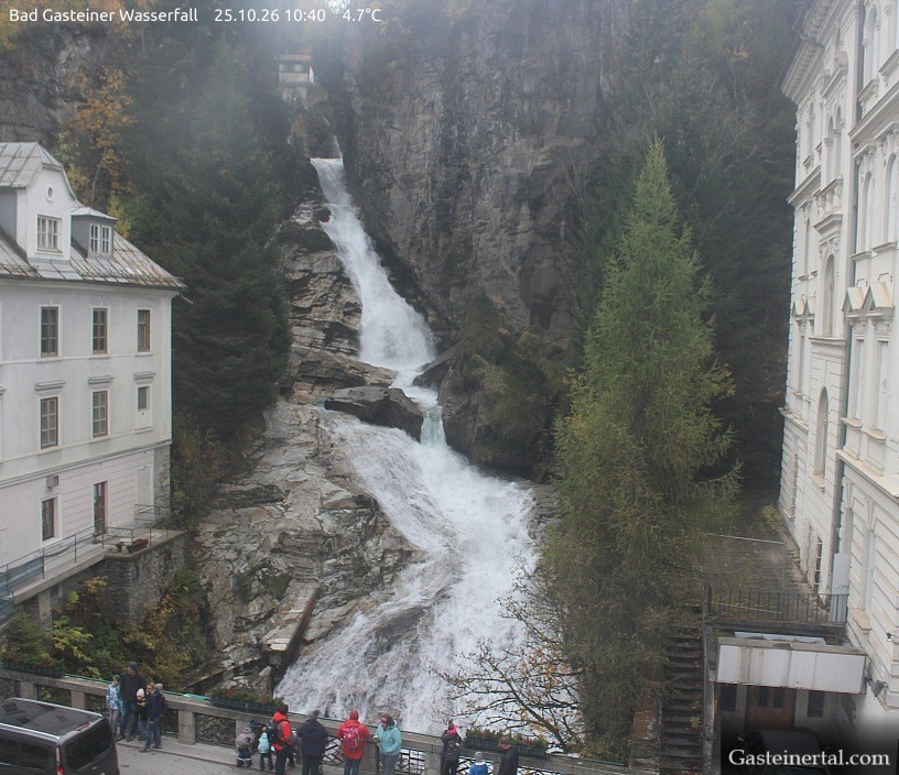 Archiv Foto Webcam Wasserfall in Bad Gastein
