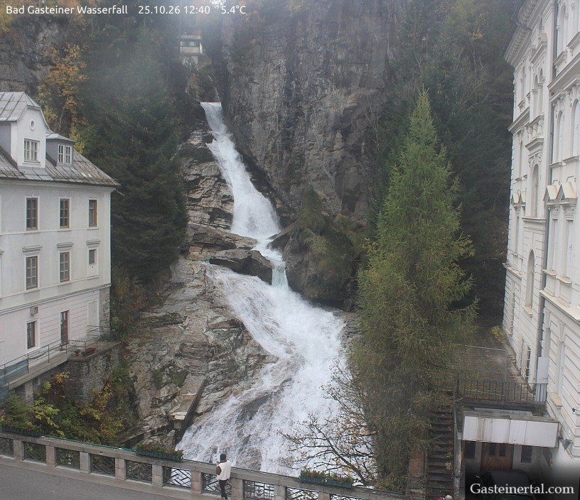 Archiv Foto Webcam Wasserfall in Bad Gastein