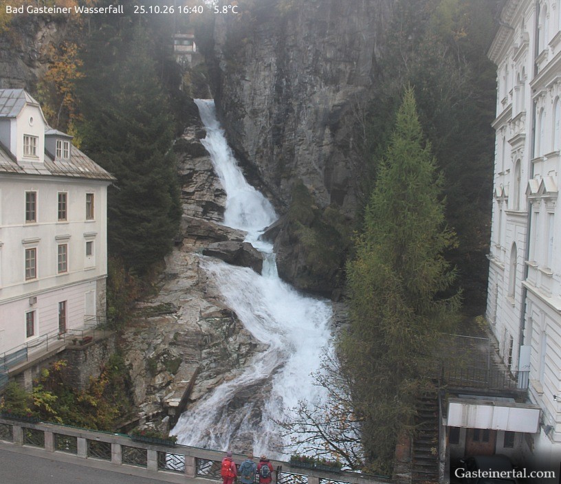Archiv Foto Webcam Wasserfall in Bad Gastein