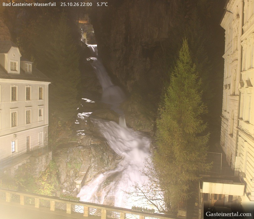 Archiv Foto Webcam Wasserfall in Bad Gastein