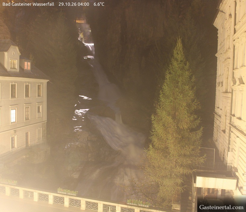 Archived image Webcam Waterfall in Bad Gastein