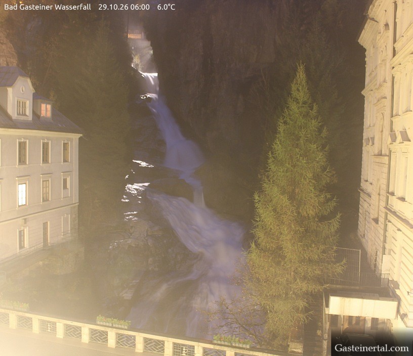 Archived image Webcam Waterfall in Bad Gastein