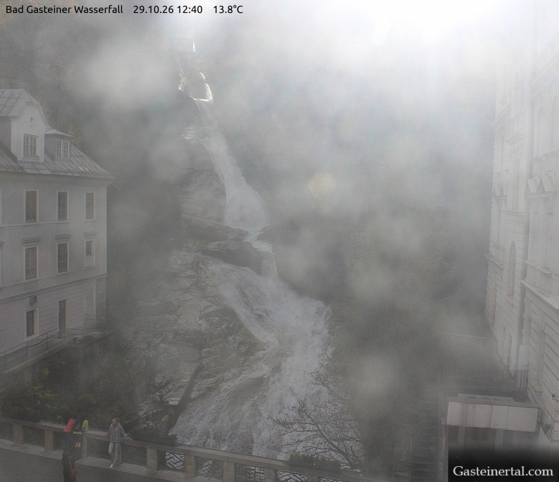 Archived image Webcam Waterfall in Bad Gastein