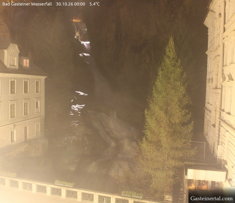 Archiv Foto Webcam Wasserfall in Bad Gastein