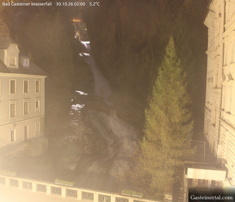 Archiv Foto Webcam Wasserfall in Bad Gastein