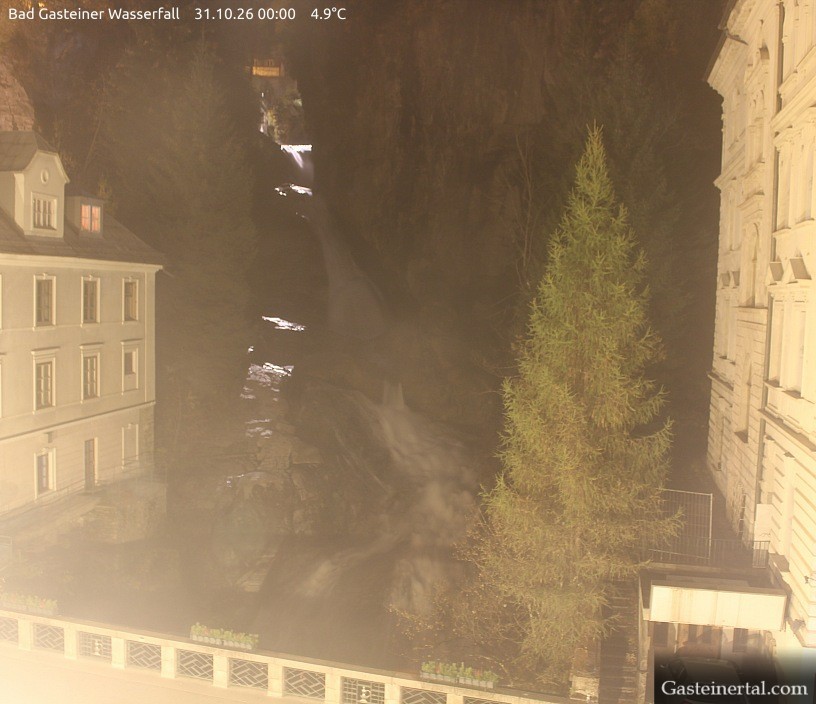 Archiv Foto Webcam Wasserfall in Bad Gastein