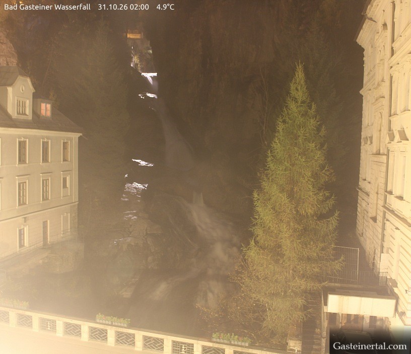 Archiv Foto Webcam Wasserfall in Bad Gastein