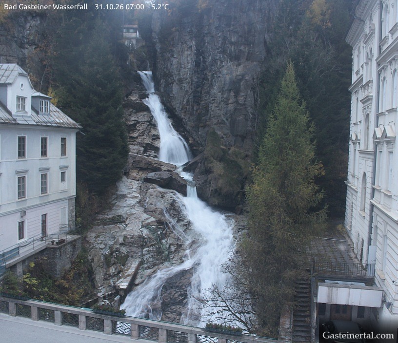 Archiv Foto Webcam Wasserfall in Bad Gastein