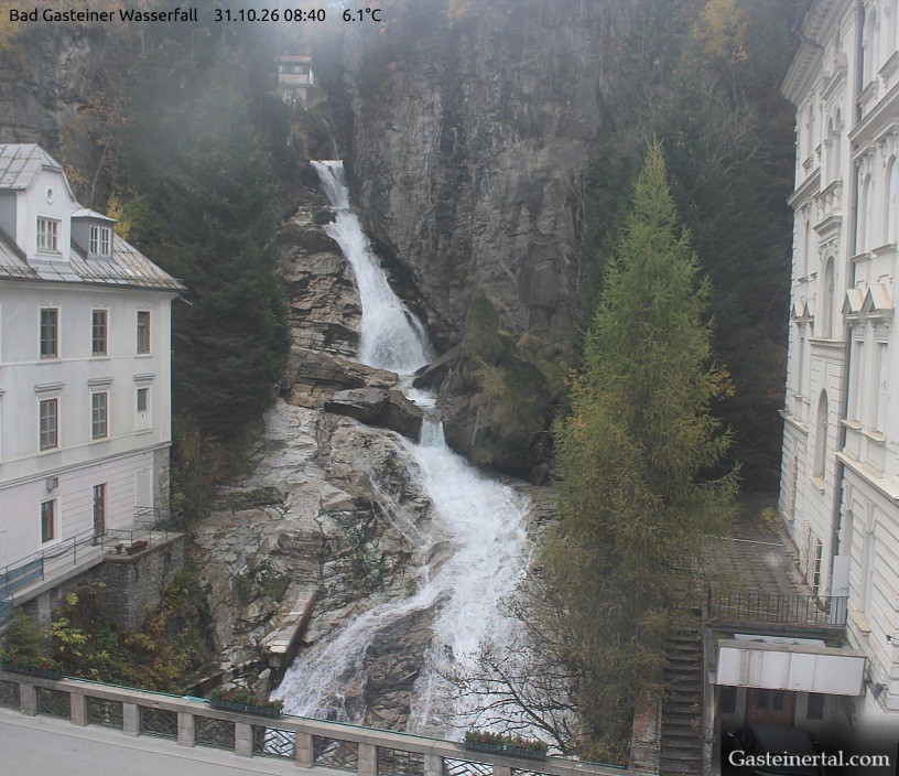 Archiv Foto Webcam Wasserfall in Bad Gastein