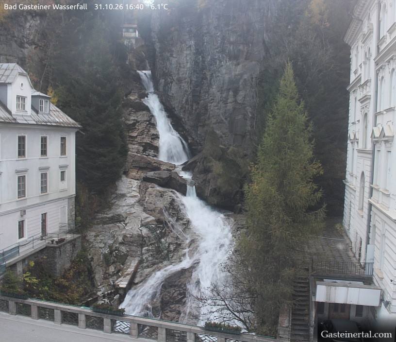 Archiv Foto Webcam Wasserfall in Bad Gastein