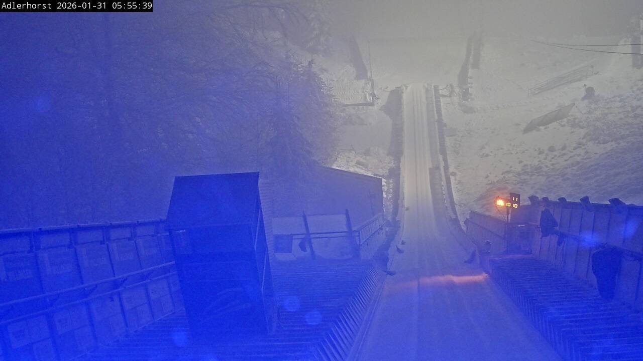 Archived image Webcam Willingen: View Ski Jumping Area