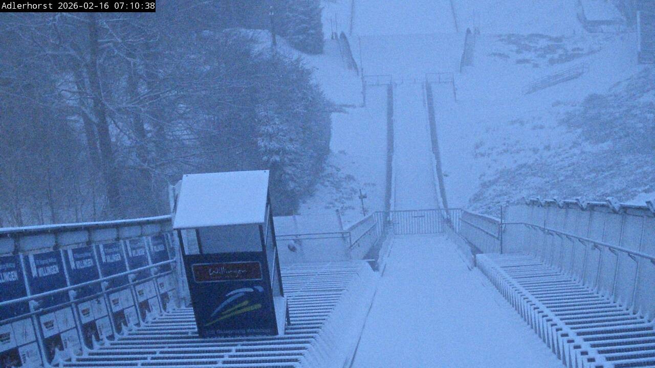 Archived image Webcam Willingen: View Ski Jumping Area
