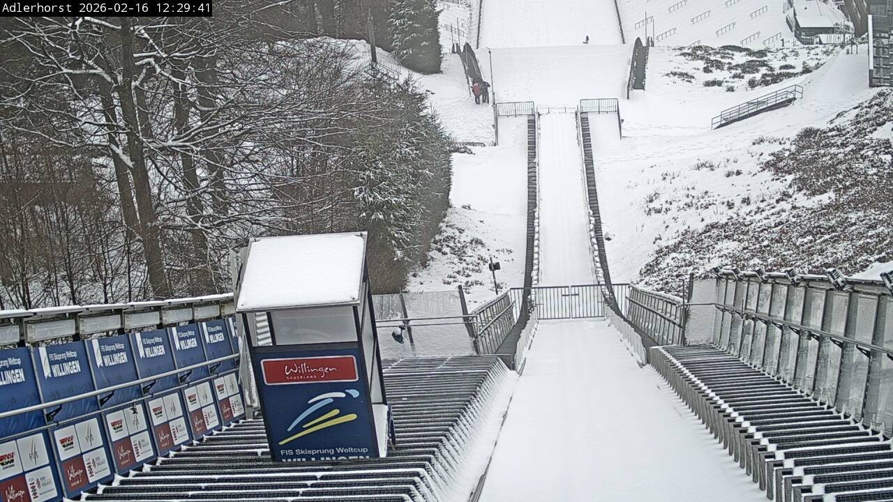 Archived image Webcam Willingen: View Ski Jumping Area