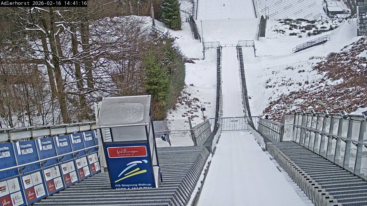 Archived image Webcam Willingen: View Ski Jumping Area