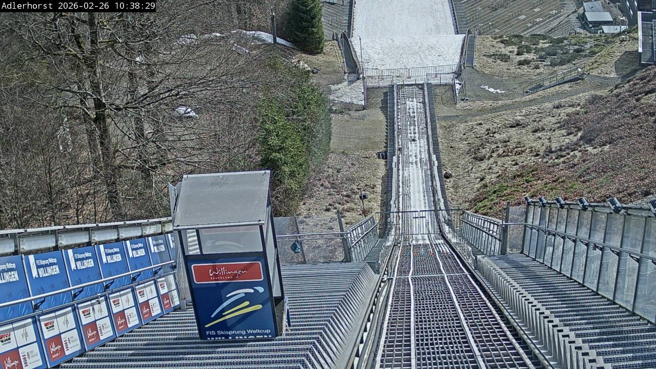 Archived image Webcam Willingen: View Ski Jumping Area