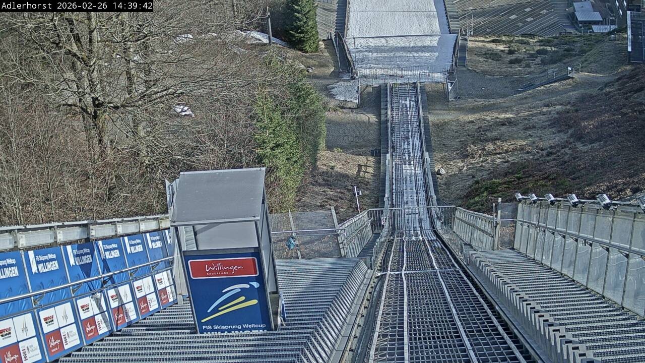 Archived image Webcam Willingen: View Ski Jumping Area