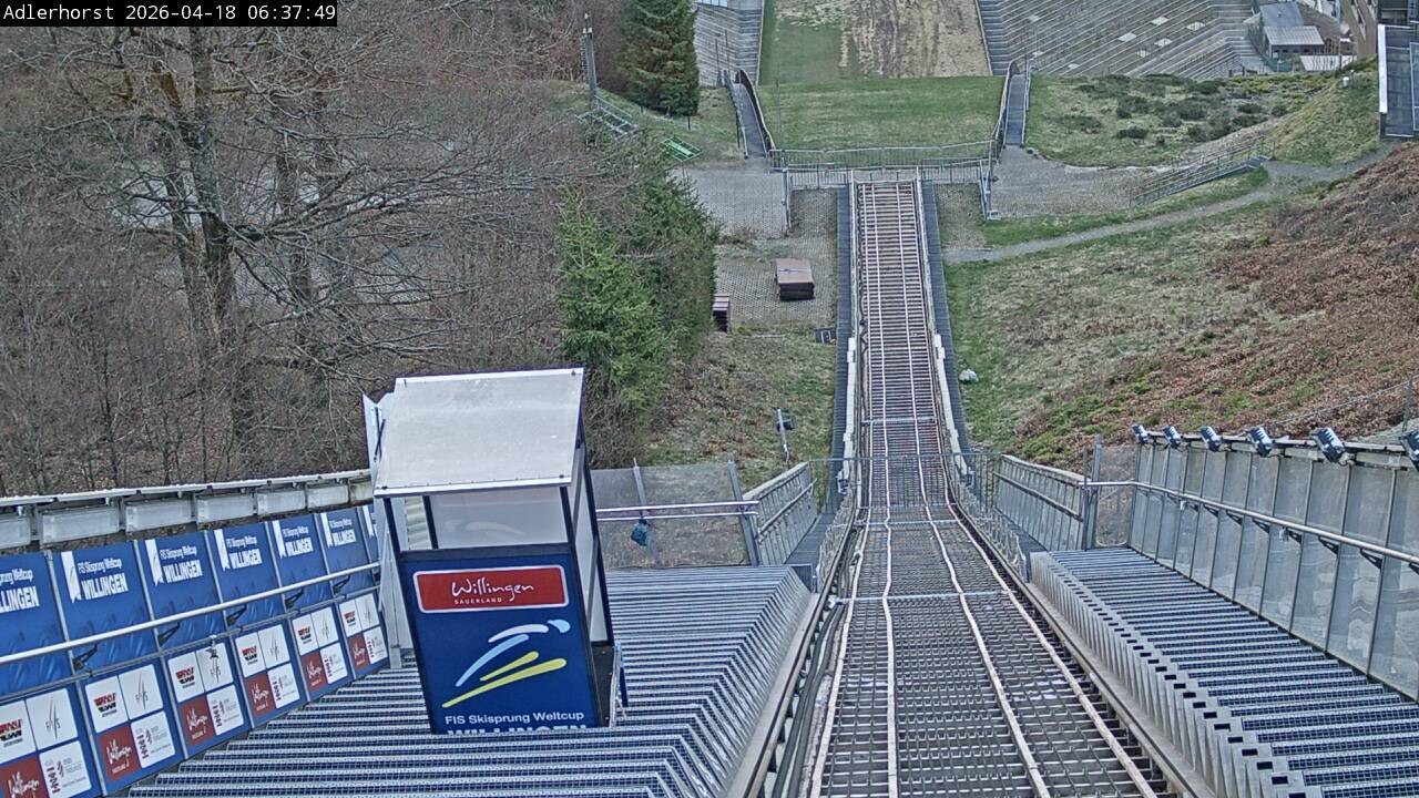 Archived image Webcam Willingen: View Ski Jumping Area