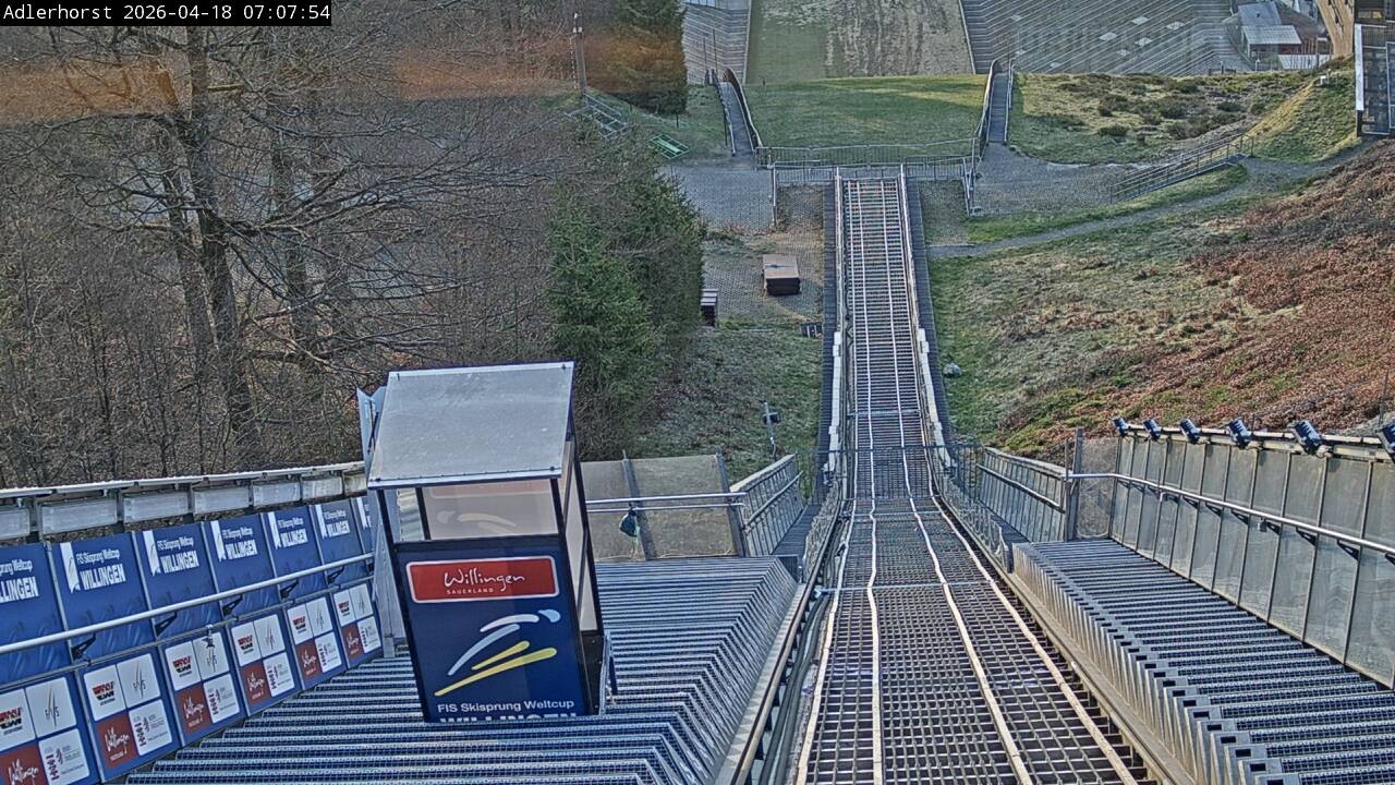 Archived image Webcam Willingen: View Ski Jumping Area