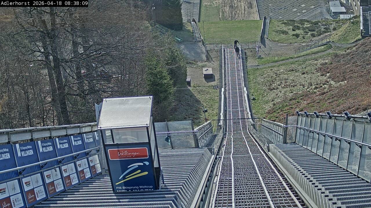 Archived image Webcam Willingen: View Ski Jumping Area