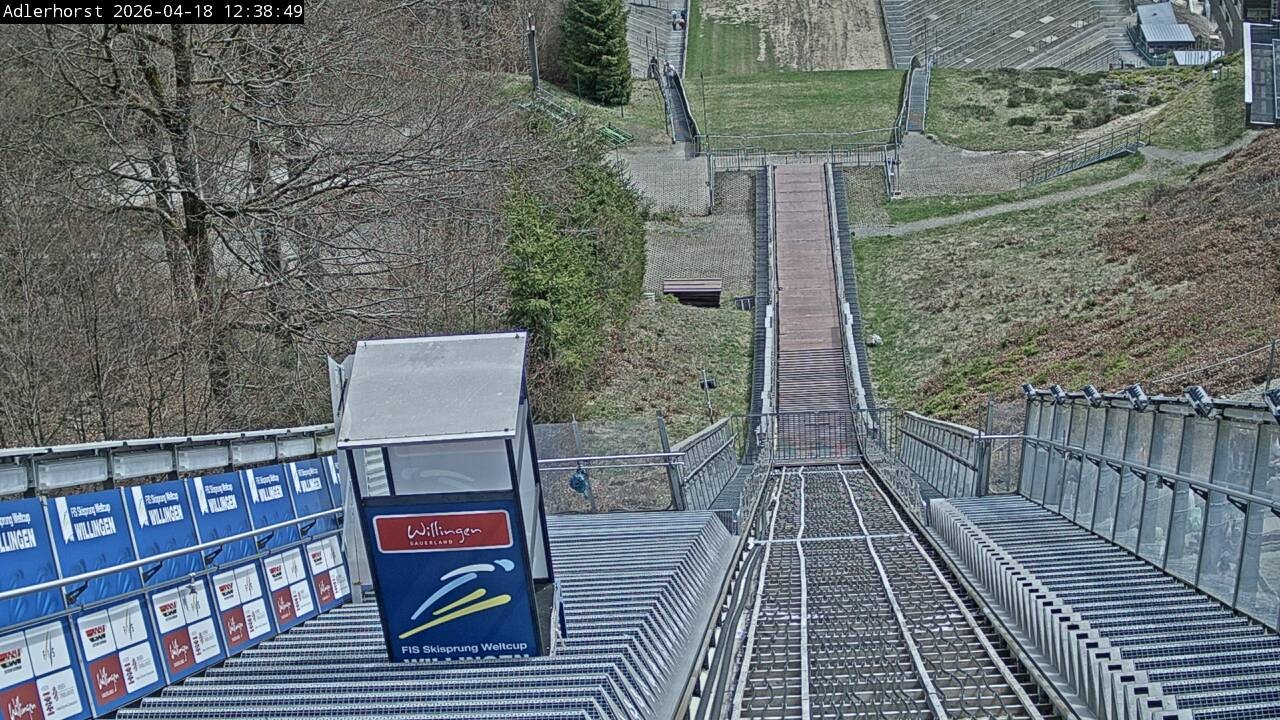 Archived image Webcam Willingen: View Ski Jumping Area