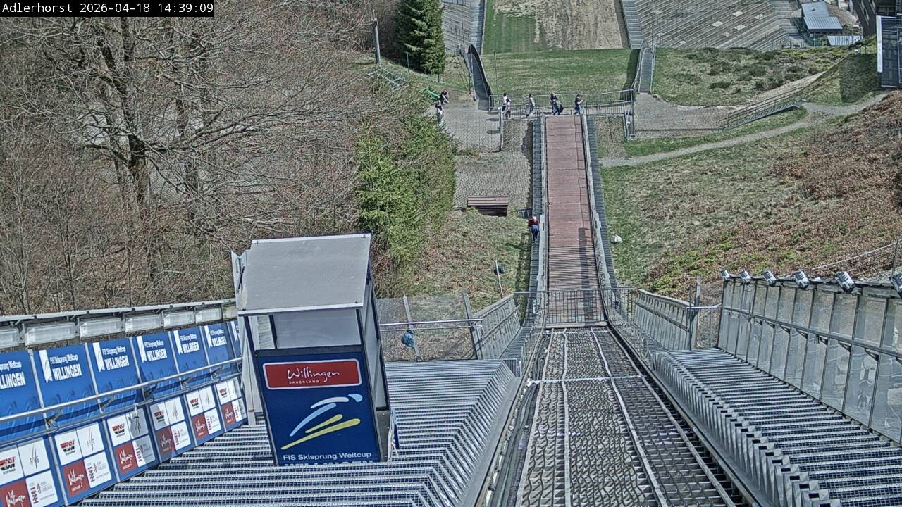 Archived image Webcam Willingen: View Ski Jumping Area
