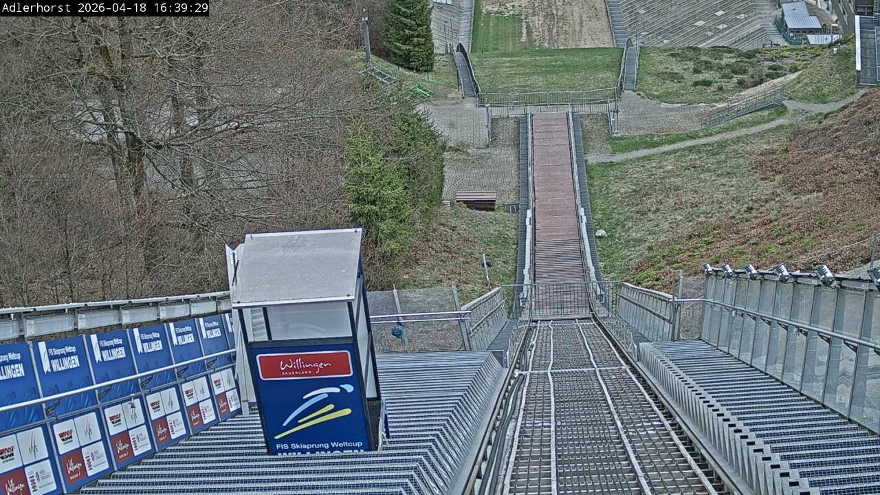 Archived image Webcam Willingen: View Ski Jumping Area