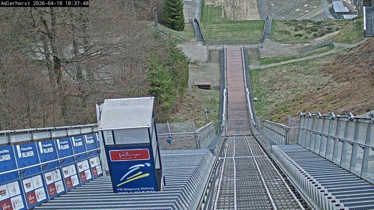 Archived image Webcam Willingen: View Ski Jumping Area