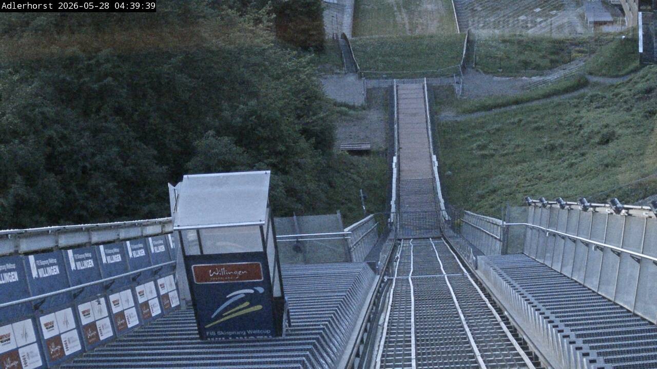 Archived image Webcam Willingen: View Ski Jumping Area