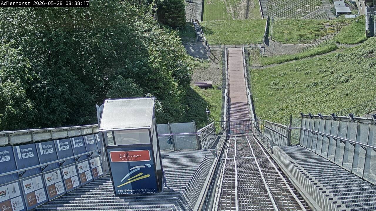 Archived image Webcam Willingen: View Ski Jumping Area