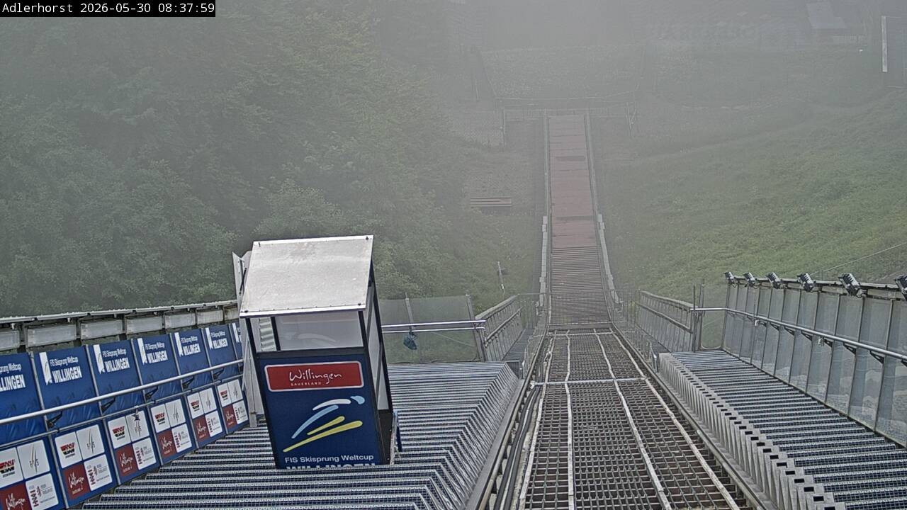 Archived image Webcam Willingen: View Ski Jumping Area