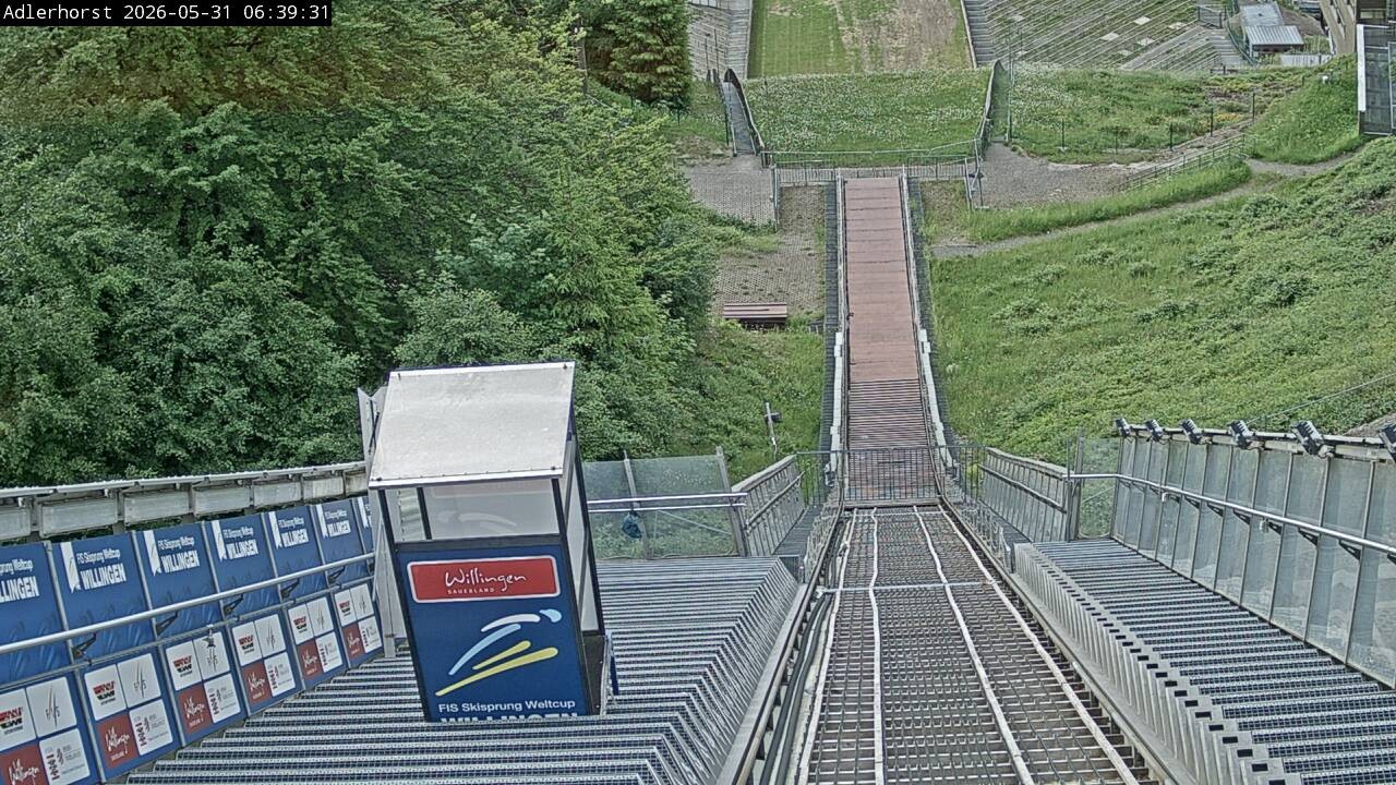 Archived image Webcam Willingen: View Ski Jumping Area