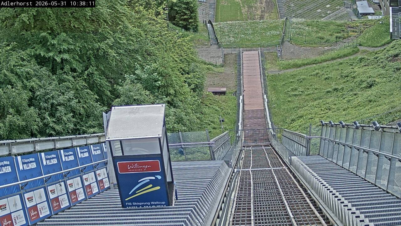 Archived image Webcam Willingen: View Ski Jumping Area