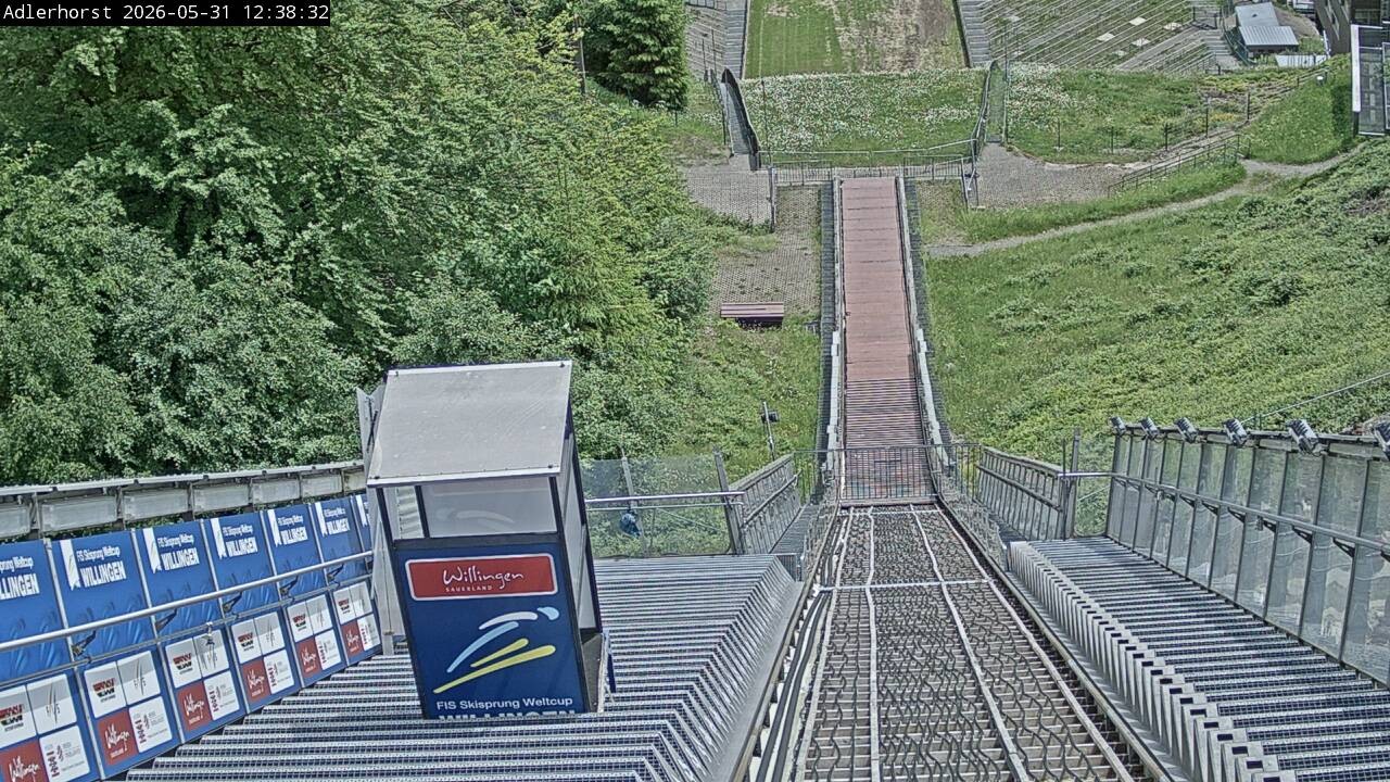 Archived image Webcam Willingen: View Ski Jumping Area