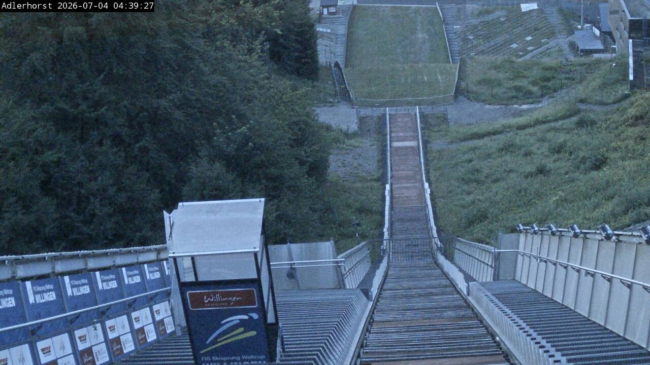 Archived image Webcam Willingen: View Ski Jumping Area
