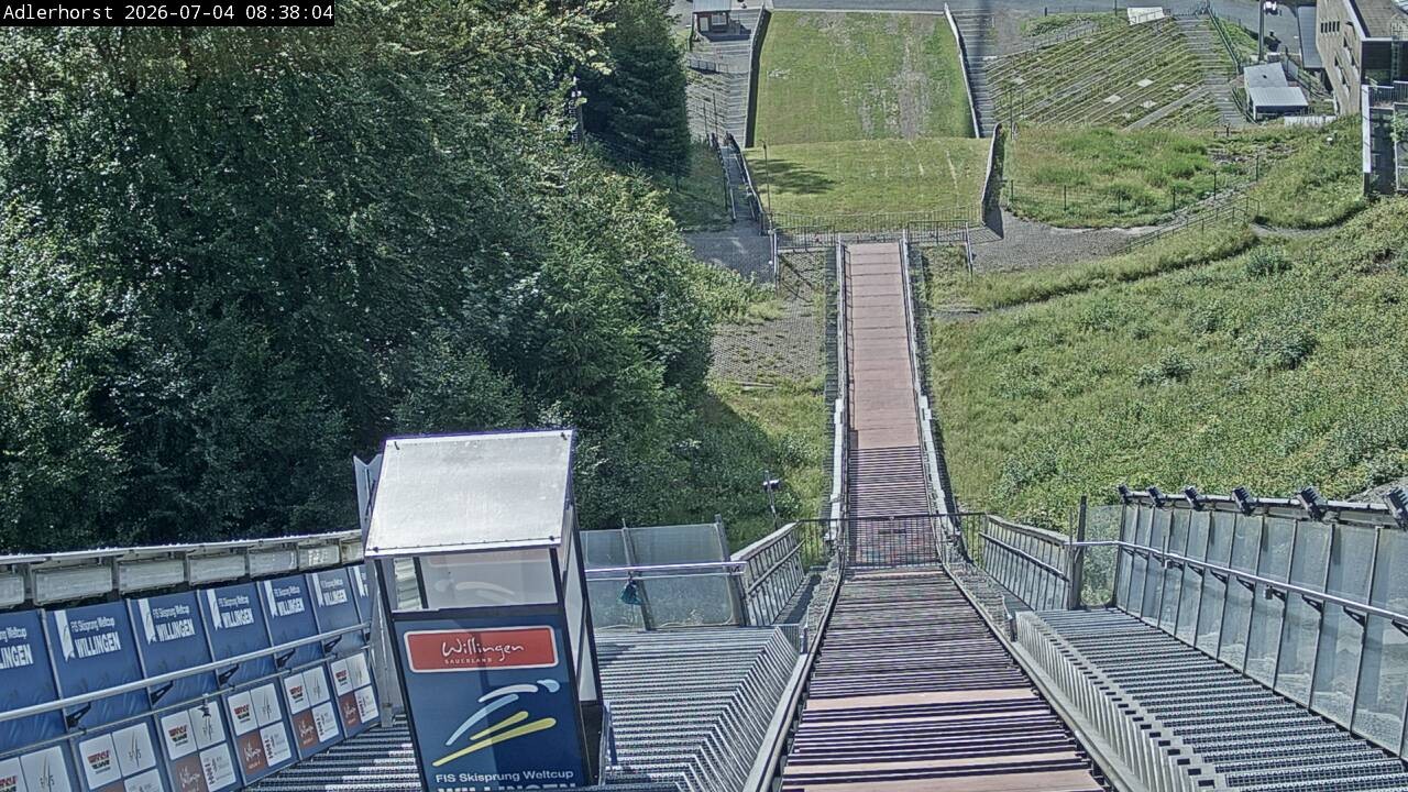 Archived image Webcam Willingen: View Ski Jumping Area