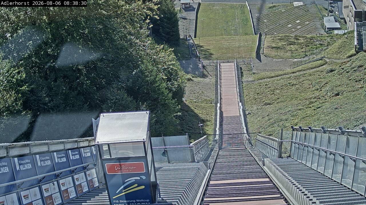 Archived image Webcam Willingen: View Ski Jumping Area