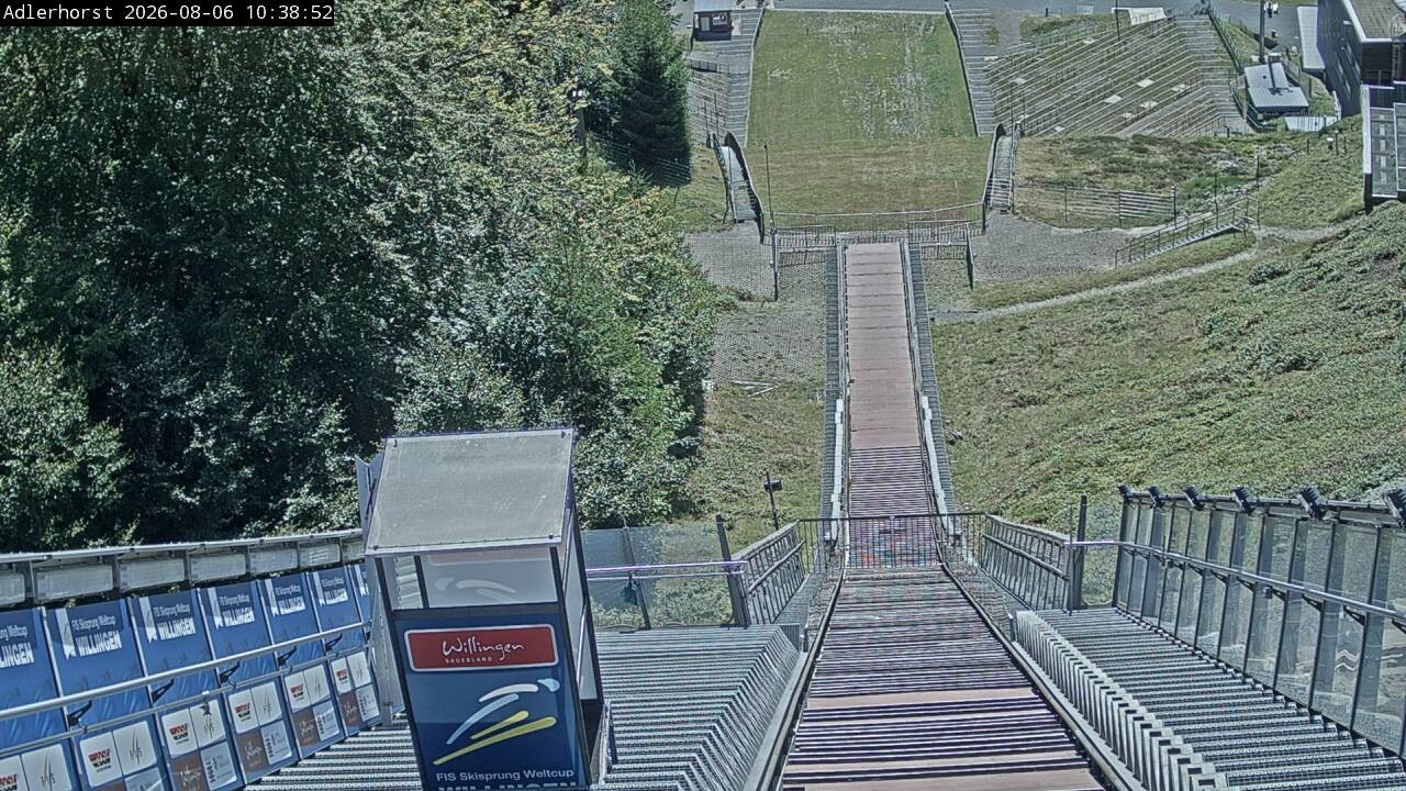 Archived image Webcam Willingen: View Ski Jumping Area