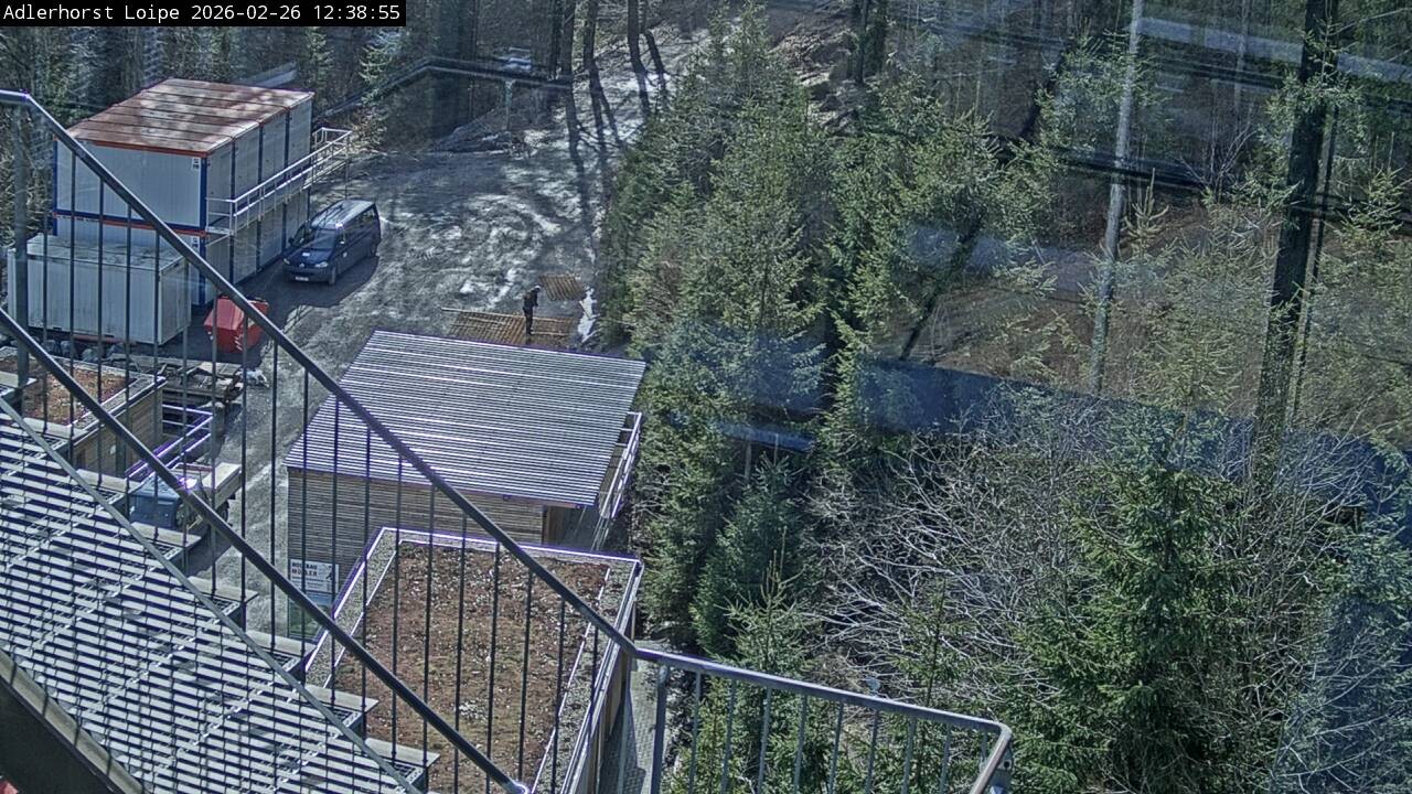 Archived image Webcam Willingen: Trail at Ski Jumping Area